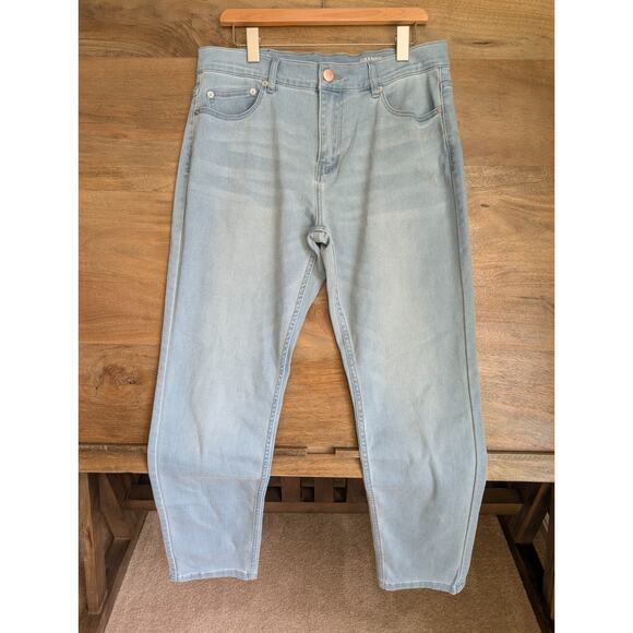 Mugsy Jeans Mens 34x32 Blue Denim Grands Mid-Rise Flat Front Straight Leg NWT - Picture 1 of 4